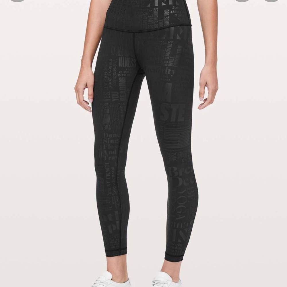 Lululemon limited edition anniversary wunder under leggings ! Size 4